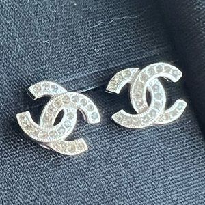 Chanel Mini CC Stud Earrings